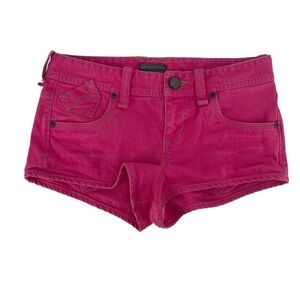 A/X Armani Exchange Pink Jean Short Shorts Size 0 Petite Women’s